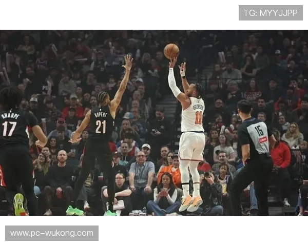 尼克斯123-114客胜开拓者,布伦森26分引领六人得分上双 尼克斯123-114客胜开拓者,布伦森26分引领六人得分上双